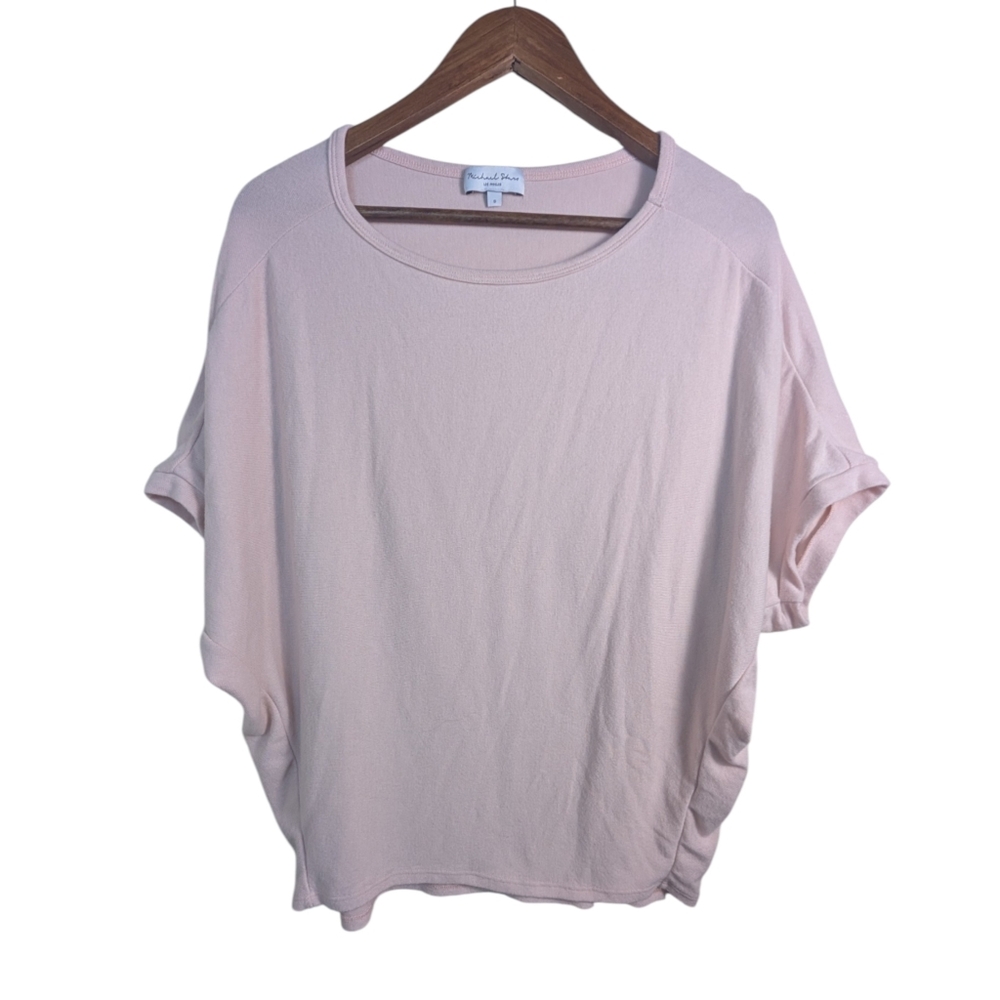 Anthropologie Michael Stars Soft Pink Dolman Sleeves Tee Shirt